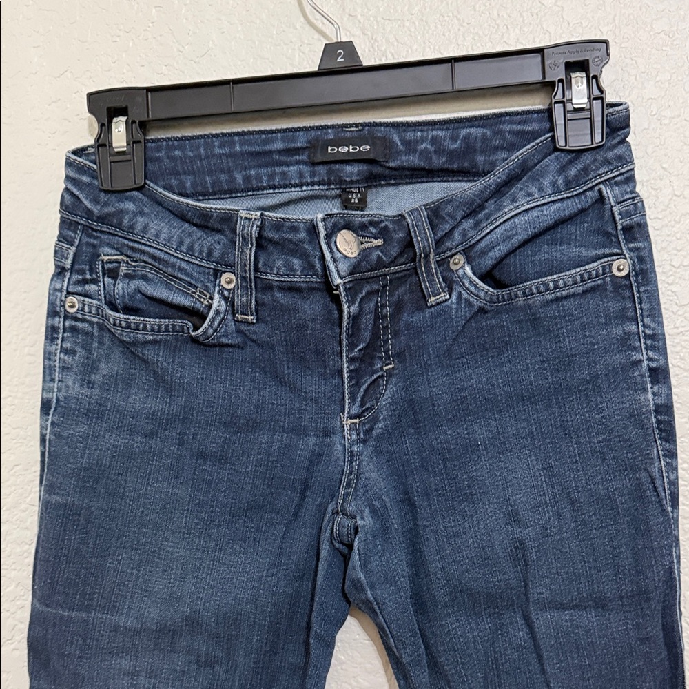 Bebe Women's Dark Blue Skinny Jeans